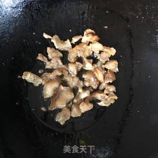 油渣炒青菜的做法步骤：4