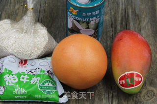 杨枝甘露的做法步骤：1