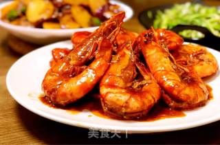红焖大虾的做法步骤：5