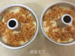 香葱肉松咸戚风的做法步骤：14