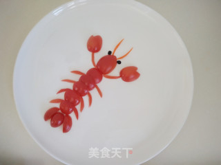 龙虾餐盘画的做法步骤：5
