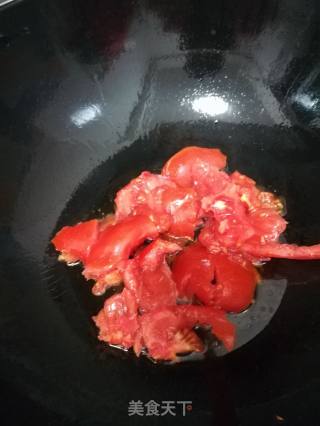 大白菜炒蕃茄的做法步骤：2