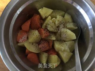 土耳其风味杂蔬烤鸡腿的做法步骤：7