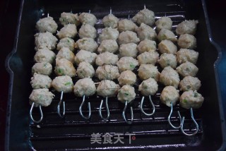 沙茶酱鸡肉丸的做法步骤：8