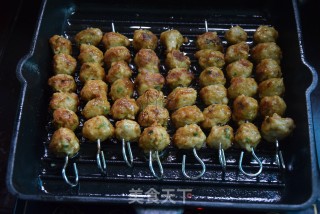 沙茶酱鸡肉丸的做法步骤：9