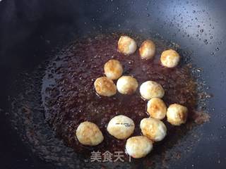 茄汁虎皮鹌鹑蛋烧西兰花的做法步骤：8