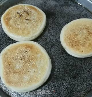 香脆糯米芝麻红豆馅饼的做法步骤：2