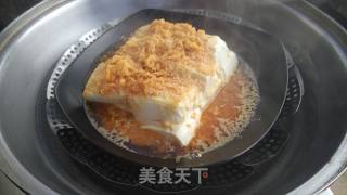 鸭黄蒸豆腐的做法步骤：5