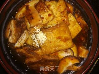 香菇豆腐煲的做法步骤：6