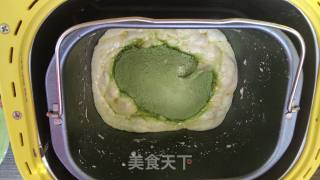 海盐抹茶雪花酥（面包机版）的做法步骤：9