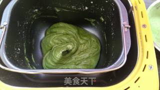 海盐抹茶雪花酥（面包机版）的做法步骤：10