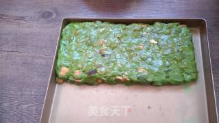 海盐抹茶雪花酥（面包机版）的做法步骤：13
