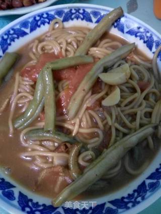 豆角西红柿面的做法步骤：9