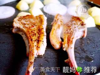 年夜饭分享【香煎羊排】的做法步骤：6