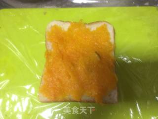 南瓜泥三明治的做法步骤：2