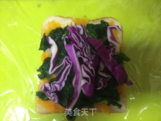 南瓜泥三明治的做法步骤：3