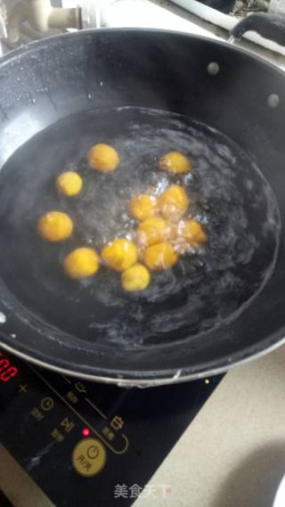 南瓜年糕汤圆的做法步骤：5