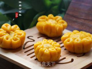 红豆沙花包的做法步骤：16