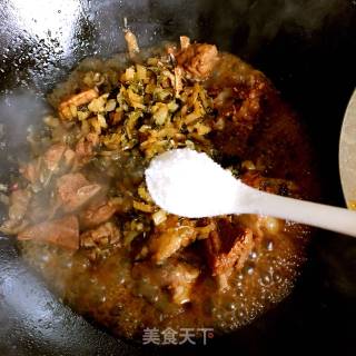 排骨烧腌菜的做法步骤：12