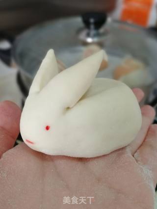 蔬菜汁花式馒头的做法步骤：6