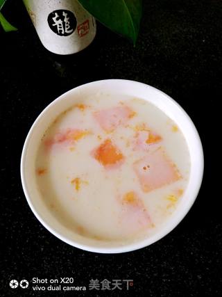 豆浆木瓜的做法步骤：3