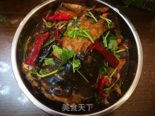酱焖鱼头的做法步骤：7