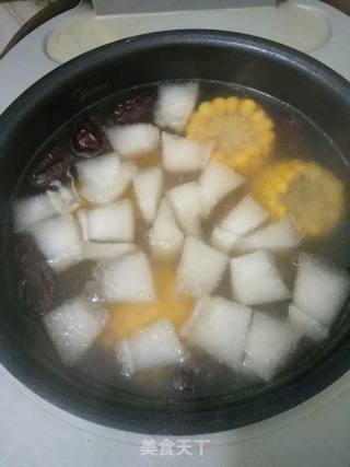 排骨玉米冬瓜汤的做法步骤：9