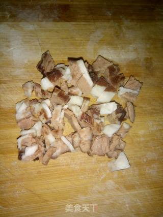 羊肉蒜苔炒面的做法步骤：2