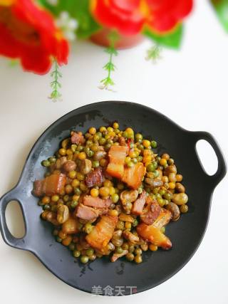 妈妈的味道——腊肉烧豌豆米的做法步骤：11