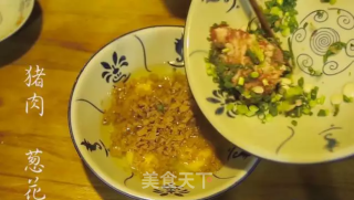 潮音潮人：葱香肉末菜脯煎蛋的做法步骤：4