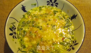 潮音潮人：葱香肉末菜脯煎蛋的做法步骤：5