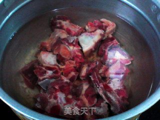 #妈妈的味道#豇豆烧牛肋排的做法步骤：5