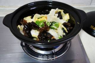 蒜香小炒木耳白菜片#妈妈的味道#的做法步骤：6
