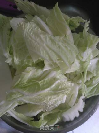 黄豆酱炒白菜的做法步骤：1