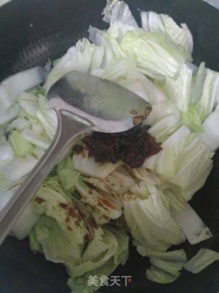 黄豆酱炒白菜的做法步骤：5