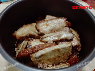 荔浦芋扣肉的做法步骤：6