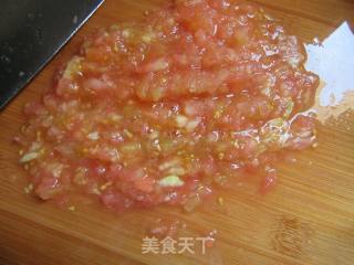 西红柿煎饼的做法步骤：2