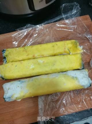 三色鱼卷的做法步骤：8