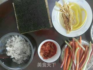 紫菜包饭????的做法步骤：1