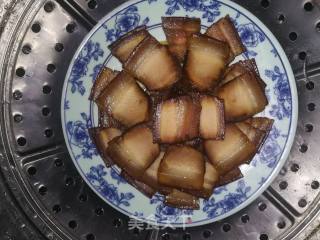 清蒸酱油肉的做法步骤：4