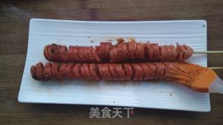 炸香肠的做法步骤：6