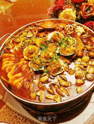 海鲜大咖（家常四种吃法烩）的做法步骤：6