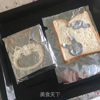 萌萌土司片的做法步骤：3