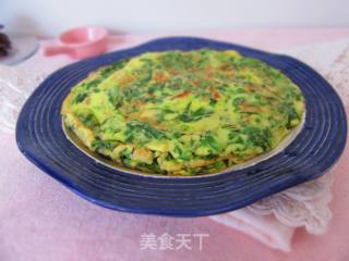 快手早餐----菠菜煎饼的做法步骤：6