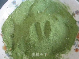 抹茶雪花酥的做法步骤：2