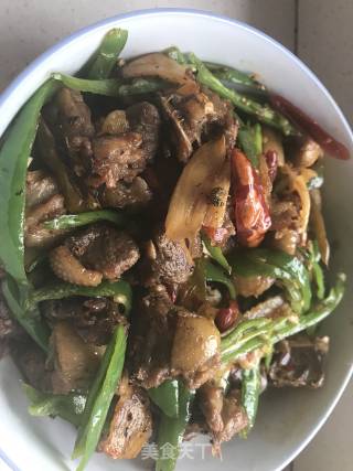 双椒爆鸭的做法步骤：9