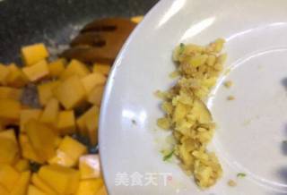#年味儿#金砖蜜冠肉末焗南瓜的做法步骤：5