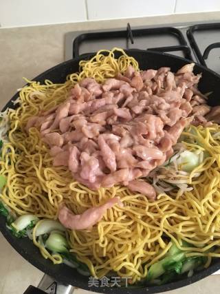 新加坡炒面的做法步骤：4