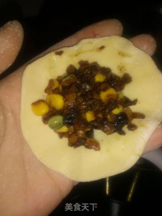 杂蔬淡菜干蒸饺的做法步骤：12