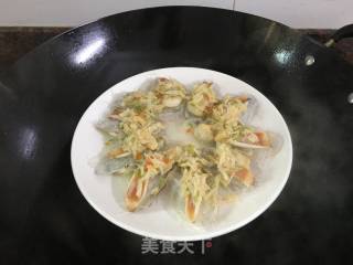 干贝丝蒸小象拔蚌的做法步骤：11